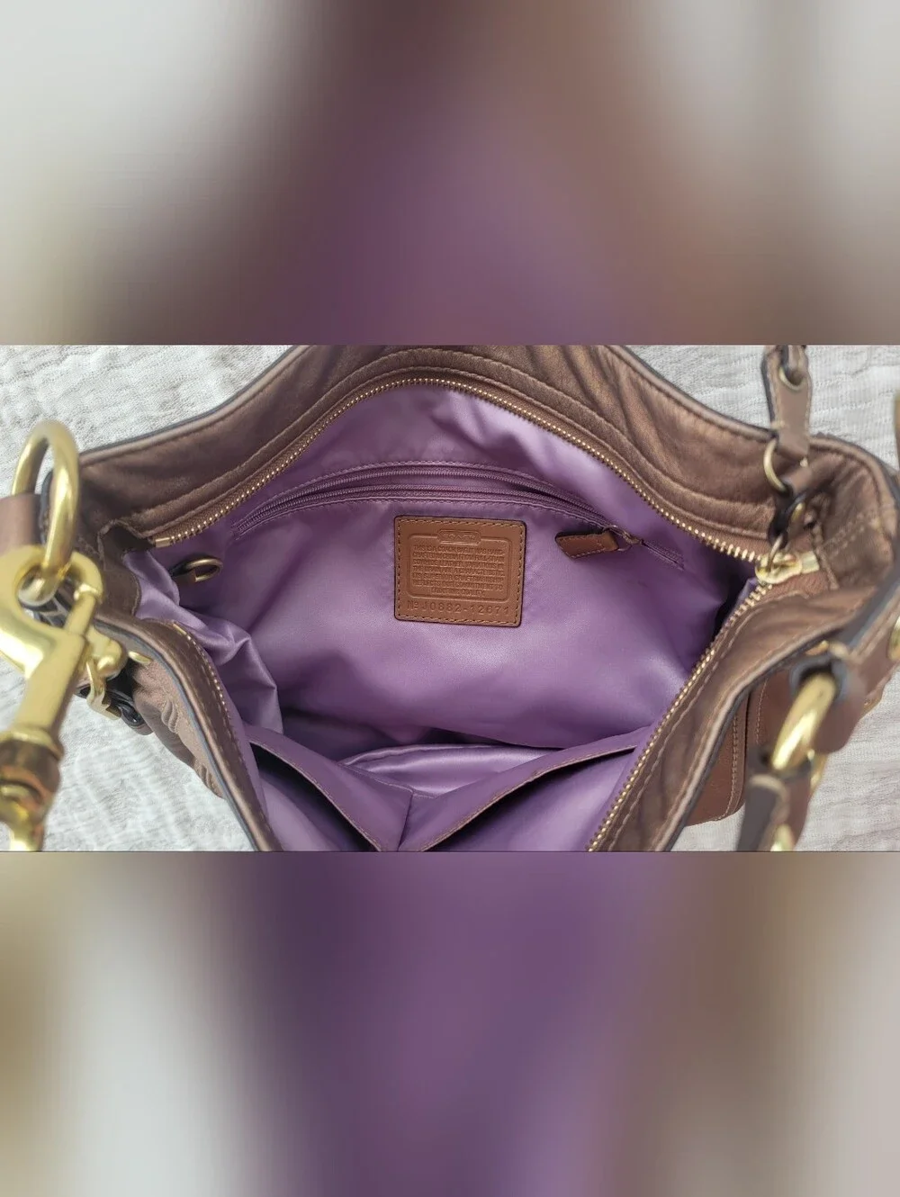 Coach Zoe Hobo Shoulder Bag Purse Style No. J0882-12671